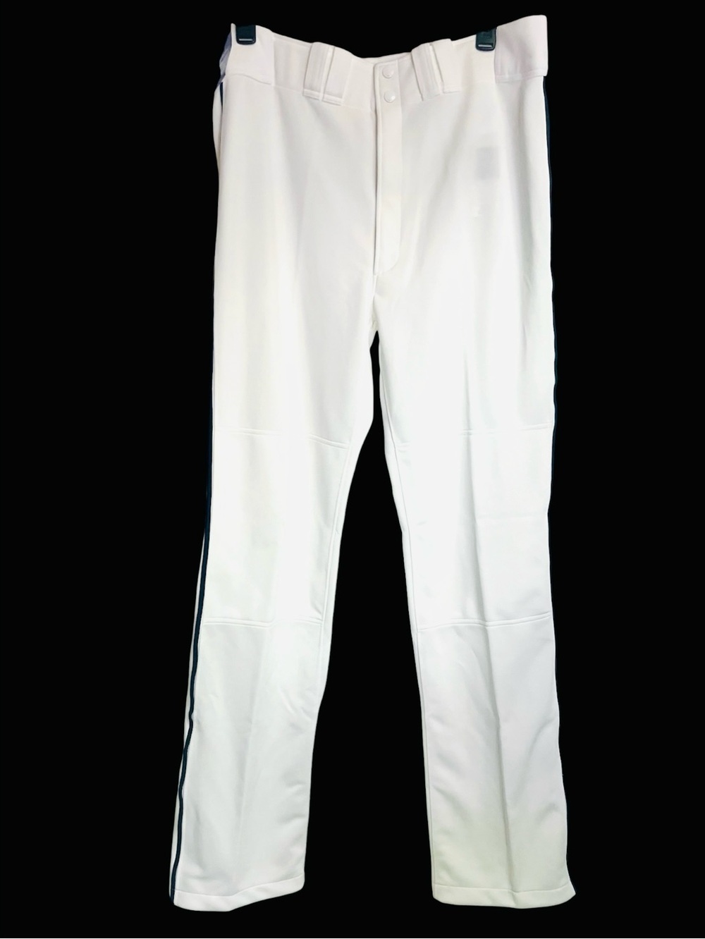Mizuno Performance White w/black Piping Reinforced Knee Baseball Pants XXL - Picture 2 of 8